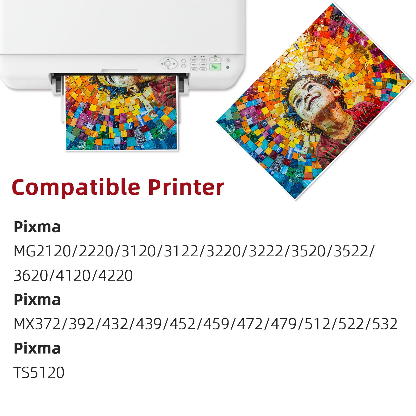 HavaTek 240 XL 241 Ink Cartridges Compatible for Canon Work with Pixma MG3620 TS5120 MG2120 Printer (1 Black,1 Color)